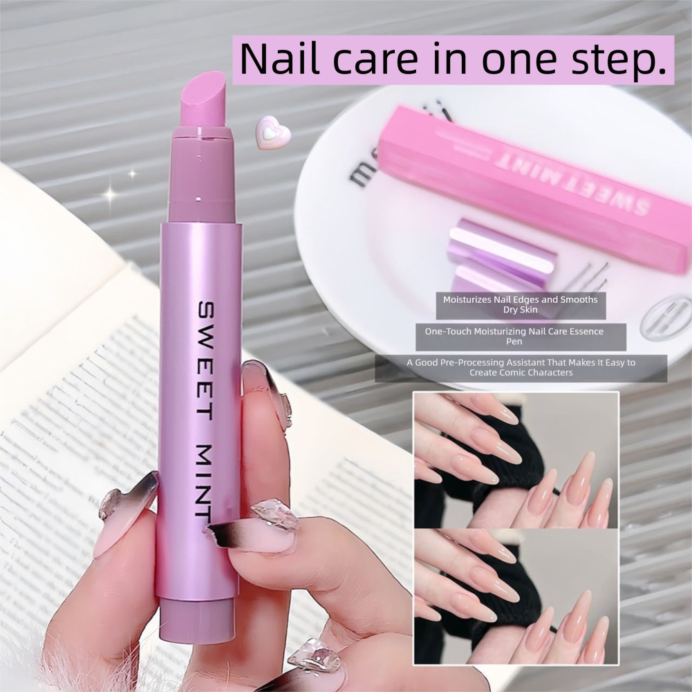 Cuticle Oil Pen - 3 in 1 ネイルケアペン キューティクルオイルプッシャー 優しい角質除去