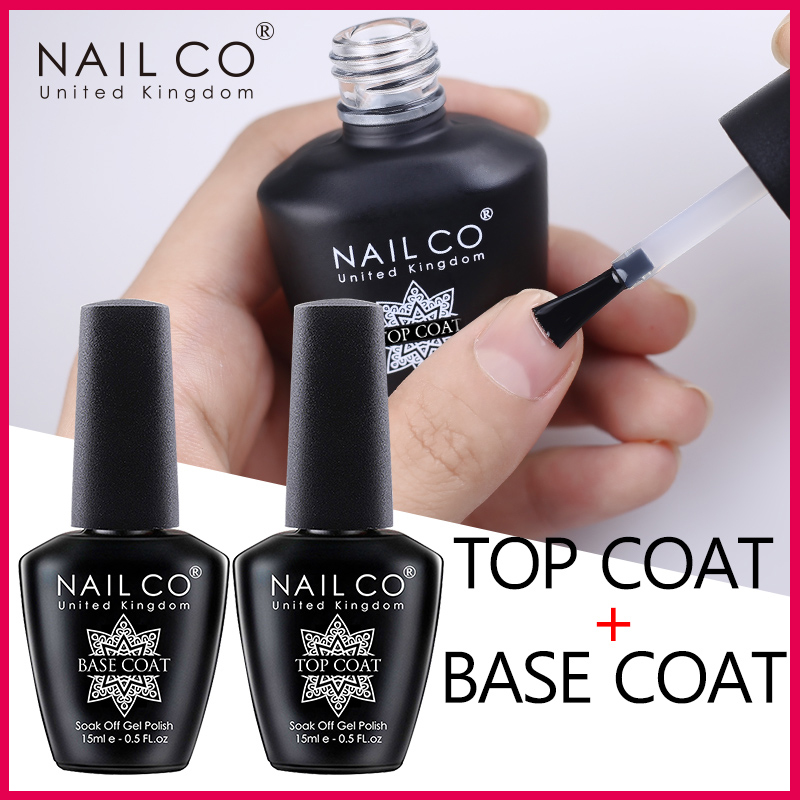 Nail Art One Piece - Nailco-ジェルネイルポリッシュ,ネイルアート用ベースコートまたはトップコート,ラッカー,半永久的,光沢,浸漬