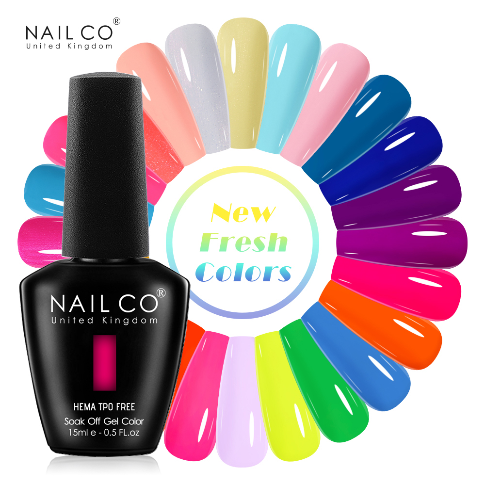 Nail Art Natural Pink - ネイルコ 15ml サマージェルネイルポリッシュ デザインネイルアート フレッシュUV/LEDネイルジェル HEMA