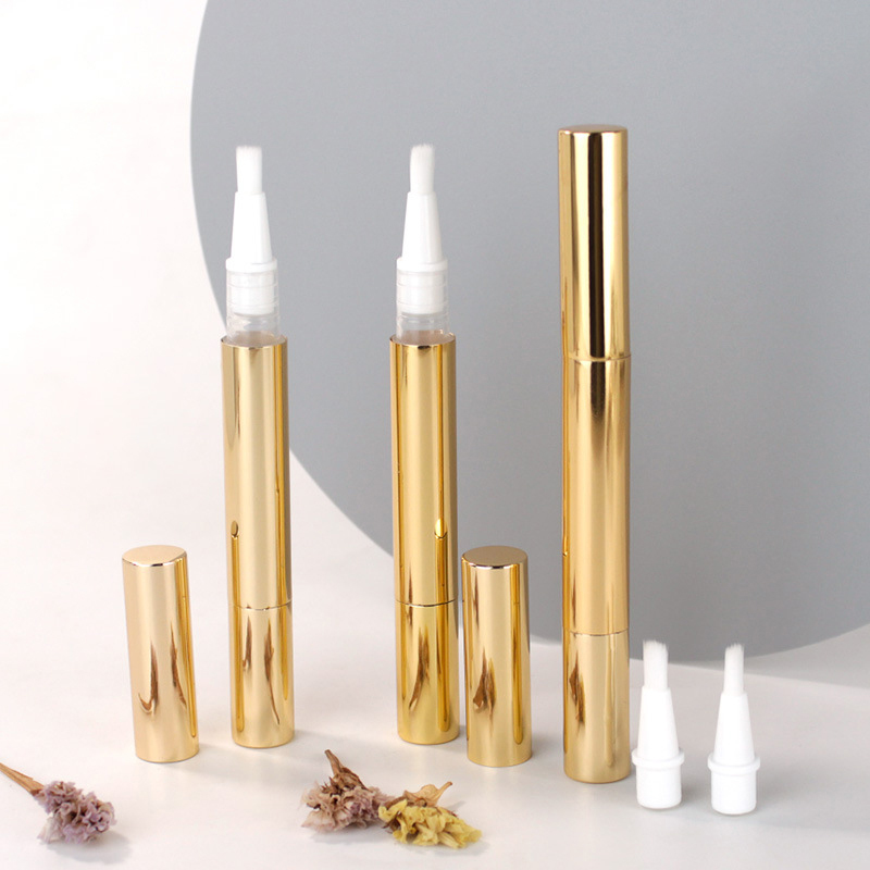 Cuticle Oil Pen - キューティクルオイルコンテナ,3ml,ブラシ付きリップクリーム,空のチューブペン