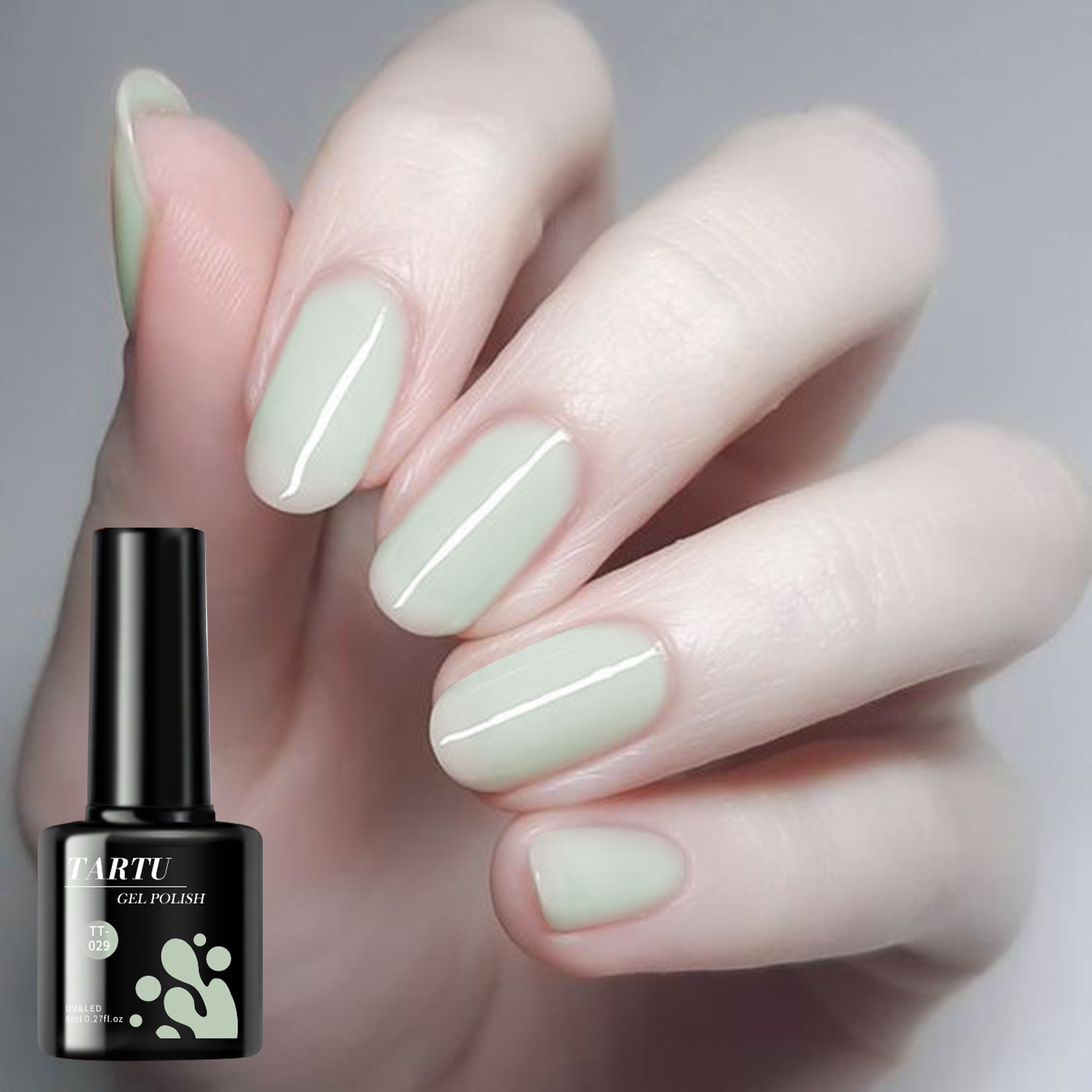 Tartu-半永久的なジェルネイルポリッシュ,黒,白,ピンク - Nail Art Natural Pink のレビューと価格