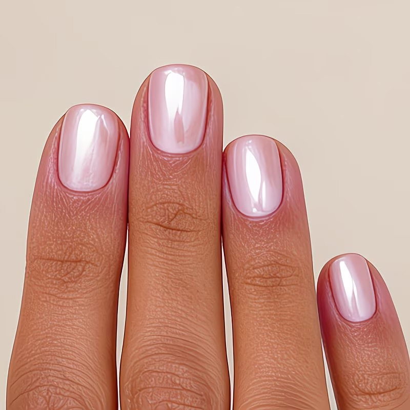 ピンクマザーオブパールエンハンサー - 天然速乾性、焼成不要 - Nail Art Natural Pink のレビューと価格