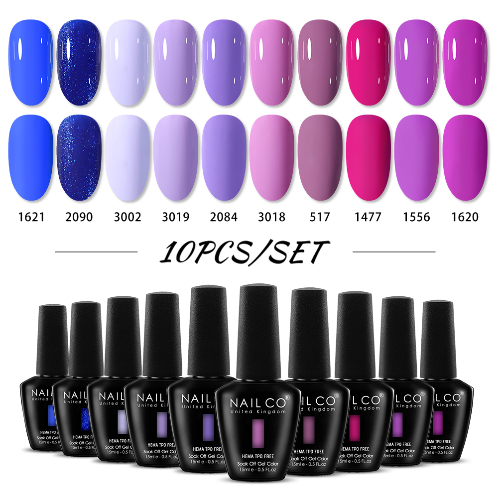 ネイルコ 15ml 10個/セット HEMA TPOフリー  - Nail Art Natural Pink のレビューと価格