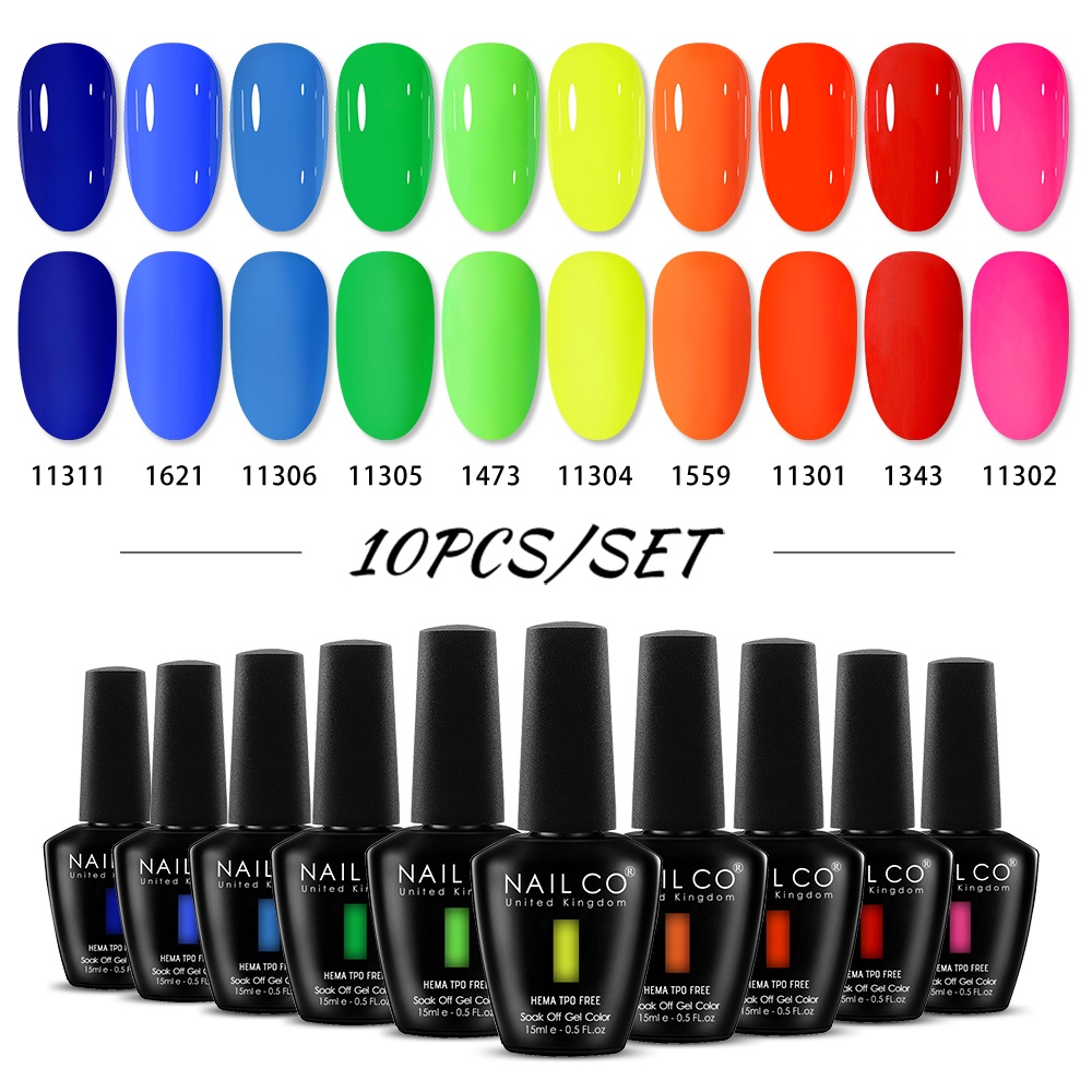 ネイルコ 15ml 10個/セット HEMA TPOフリー  - Nail Art Natural Pink のレビューと価格