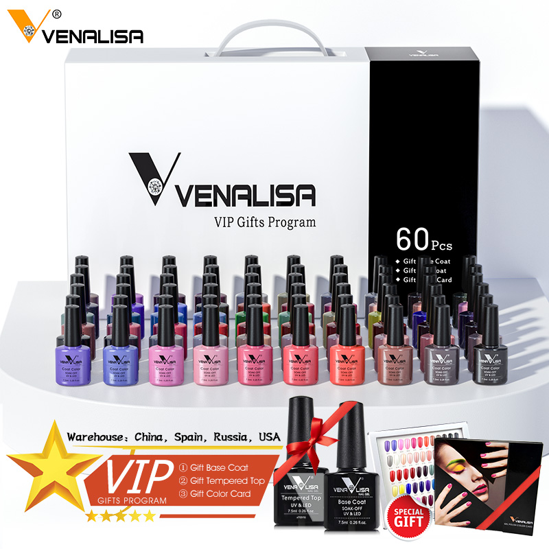 VENALISA-半永久的なマニキュア,120色,サロンまた - Nail Art One Piece のレビューと価格