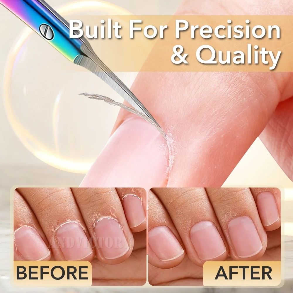 1個入り ステンレス製 カーブチップハサミ 爪の角質除去用  - Nail Extension Form のレビューと価格