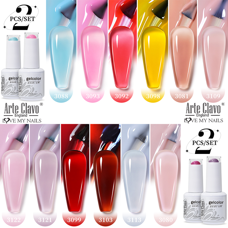 Arte clavo-jelカラージェルマニキュア,ネイルア - Nail Art Natural Pink のレビューと価格