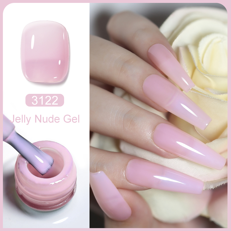 ネイルコ ジェリージェルネイルポリッシュ 透明ニス 44色  - Nail Art Natural Pink のレビューと価格