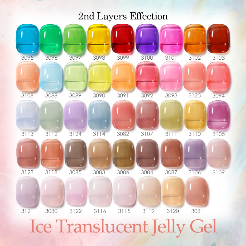 クルーボーテ半透明ゼリージェルポリッシュヌードピンクアンバー - Nail Art One Piece のレビューと価格