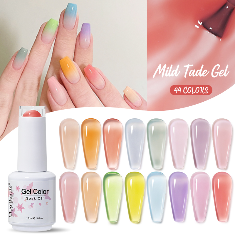 クルーボーテ半透明ゼリージェルポリッシュヌードピンクアンバー - Nail Art One Piece のレビューと価格