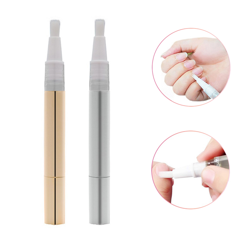 空のマニキュアペン,ブラシ,ゴールドのツイストペン,キューテ - Cuticle Oil Pen のレビューと価格