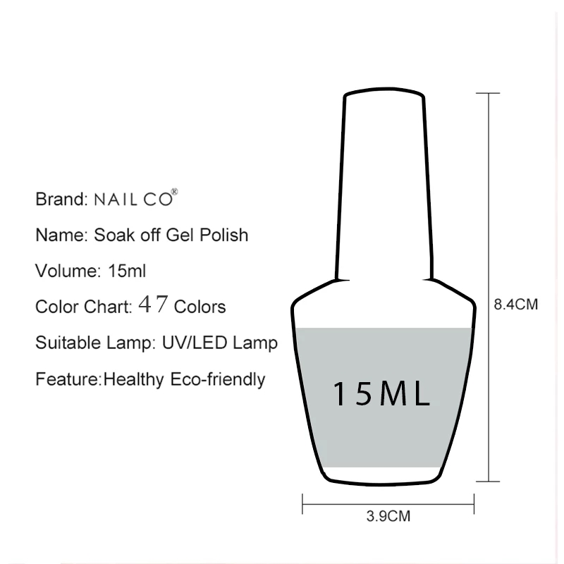 NAILCO 15 ミリリットル黒、白、赤、ピンク Colo - Nail Art One Piece のレビューと価格