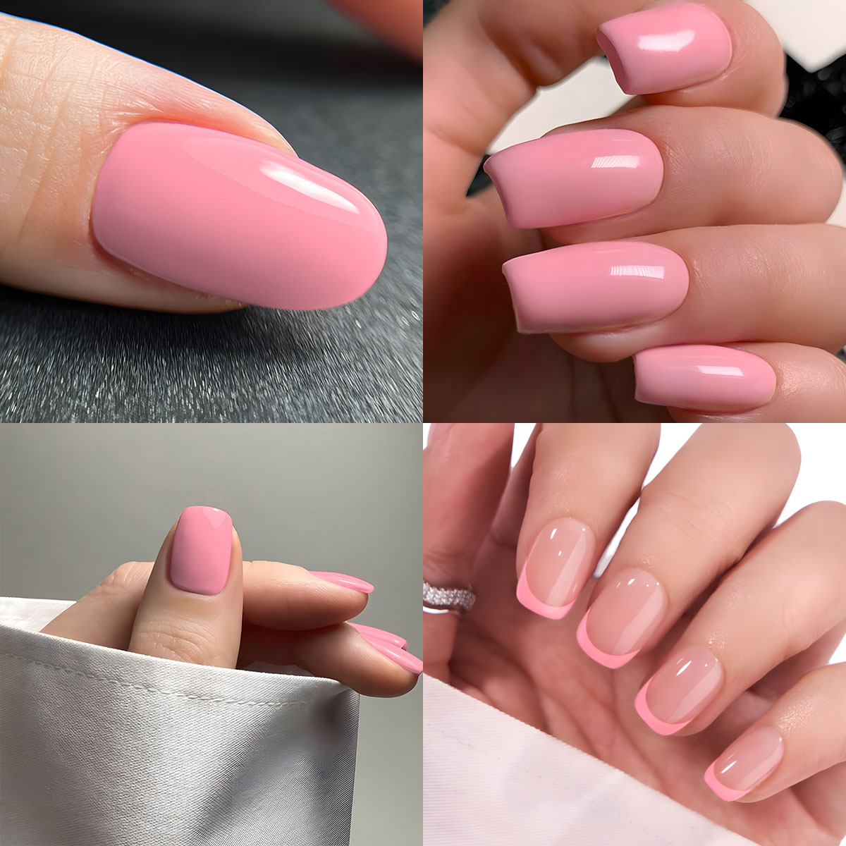 VOKY 4ピースヌードピンククリームイエロージェルネイルポ - Nail Art Natural Pink のレビューと価格